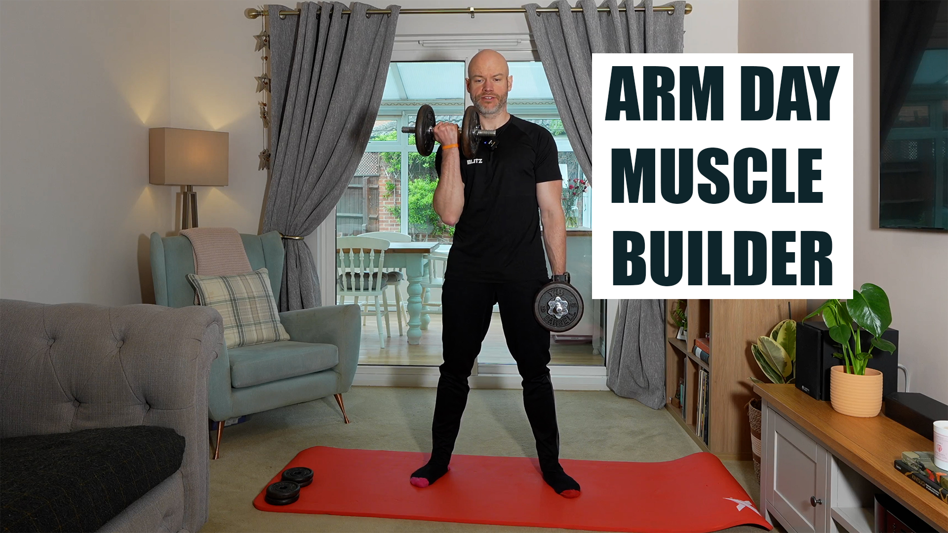 Eccentric arm muscle builder