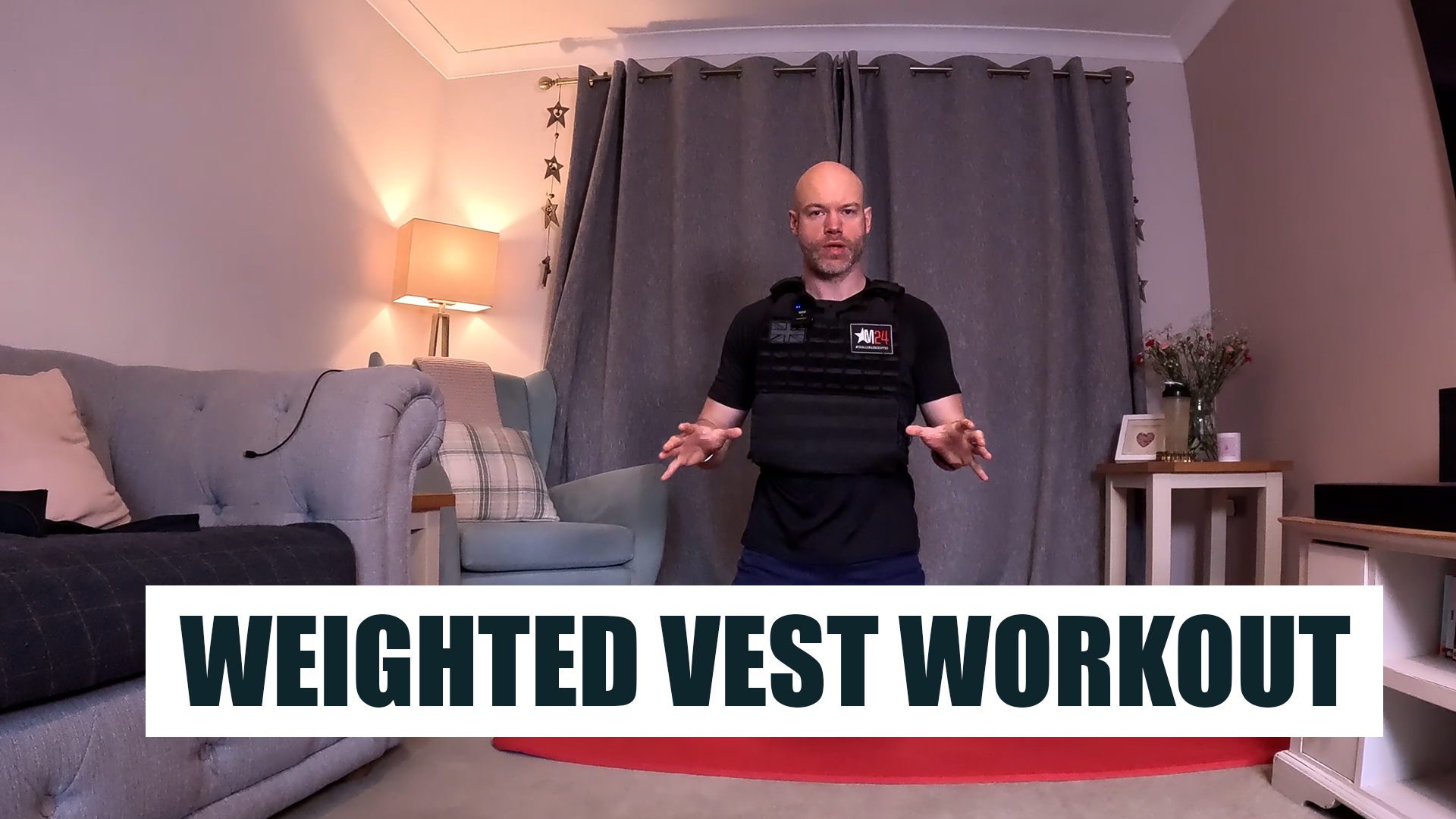 Feel the burn with a weighted vest